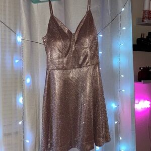 Cute pink sparkly dress